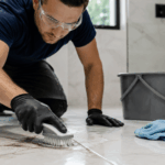 How to Clean Tile and Grout in a Bathroom
