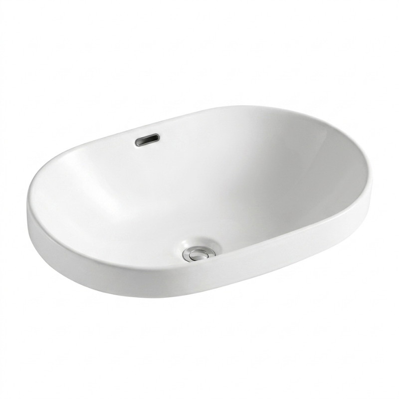 DSA Olivia Semi Inset Basin — WA Kajaria Ceramics