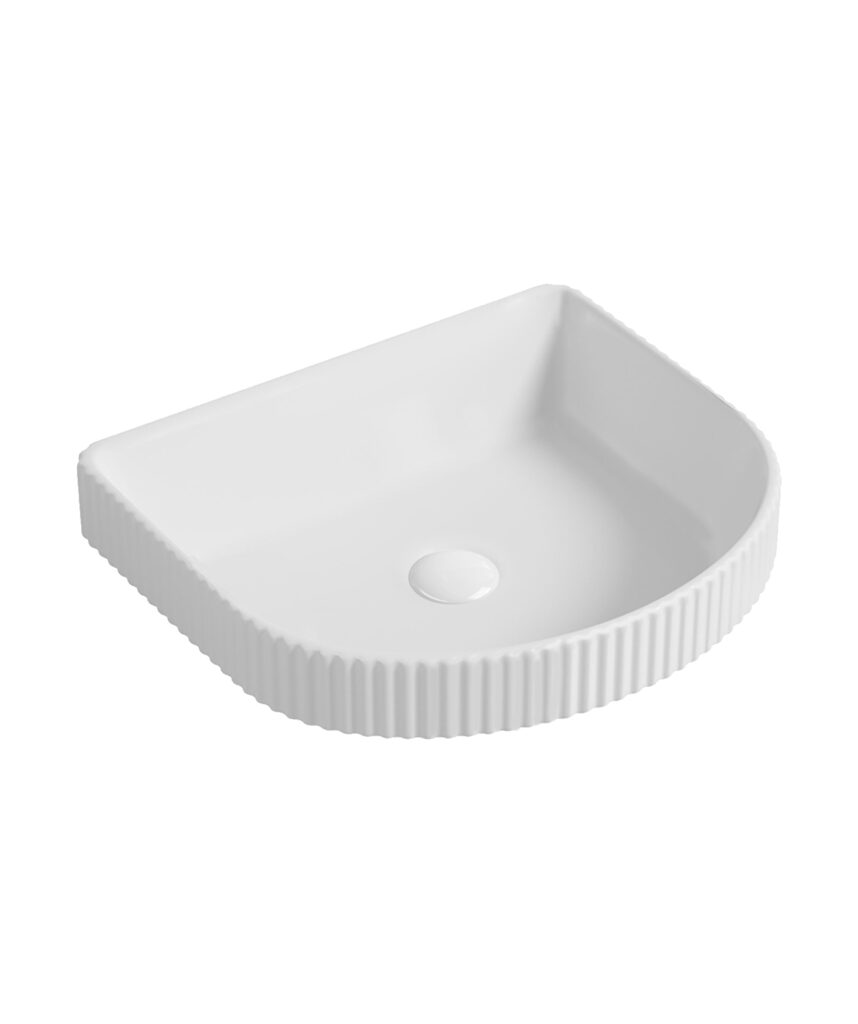 Seima Cleo 430 Basin Inset Fluted — WA Kajaria Ceramics
